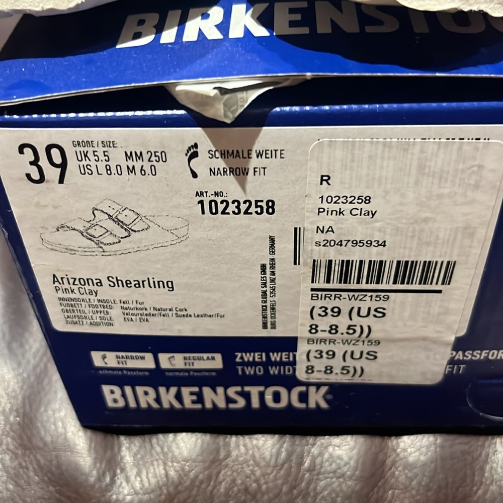 NWT Arizona Sherpa Birkenstocks - Picture 5 of 5